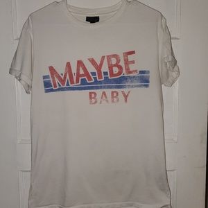 MAYBE BABY screen tee